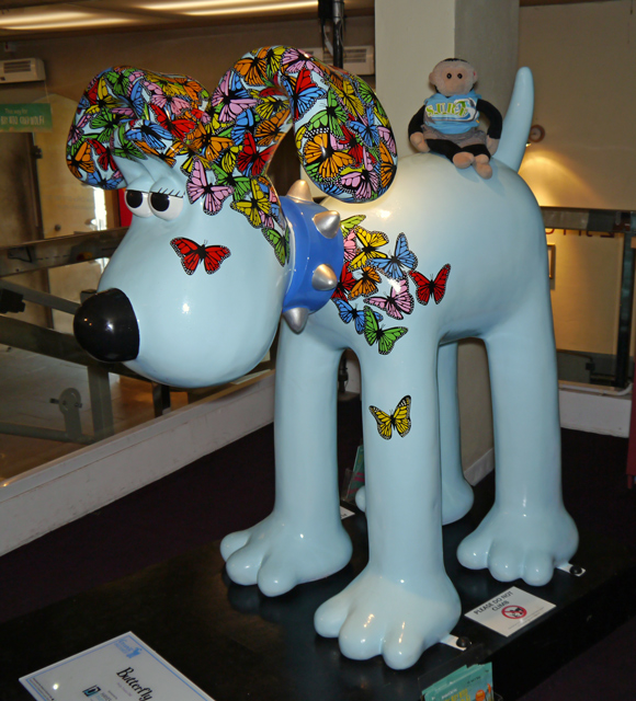 Mooch monkey at Gromit Unleashed in Bristol 2013 - 18 Butterfly