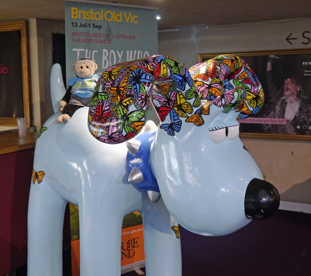 Mooch monkey at Gromit Unleashed in Bristol 2013 - 18 Butterfly