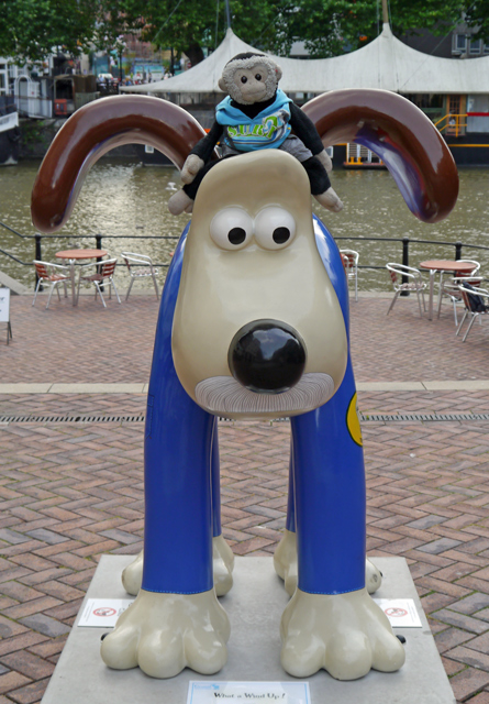 Mooch monkey at Gromit Unleashed in Bristol 2013 - 21 What a Wind Up!