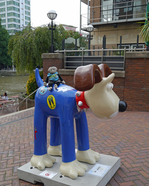 Mooch monkey at Gromit Unleashed in Bristol 2013 - 21 What a Wind Up!