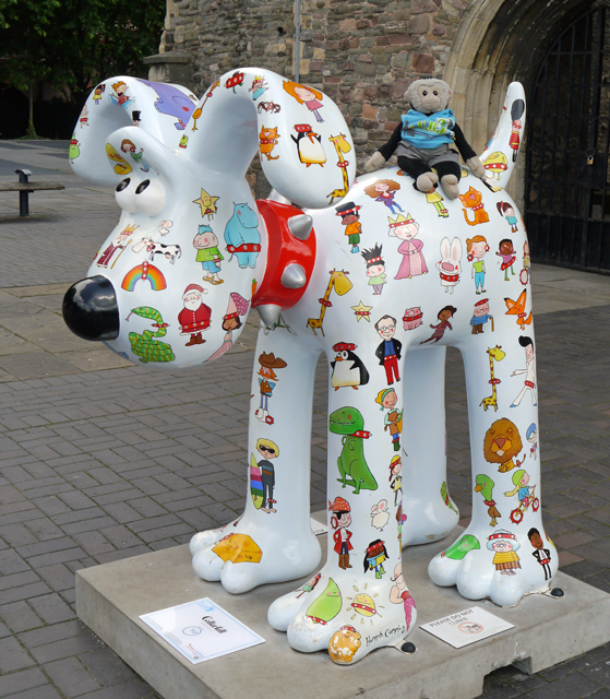 Mooch monkey at Gromit Unleashed in Bristol 2013 - 28 Collarfull