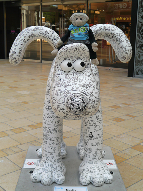 Mooch monkey at Gromit Unleashed in Bristol 2013 - 34 Doodles