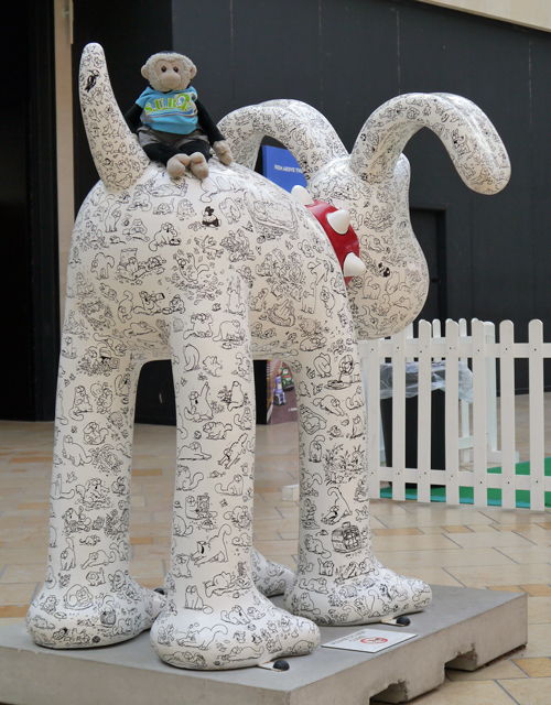 Mooch monkey at Gromit Unleashed in Bristol 2013 - 34 Doodles