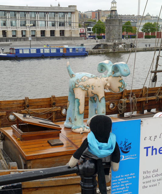 Mooch monkey at Gromit Unleashed in Bristol 2013 - 44 NewFoundLand