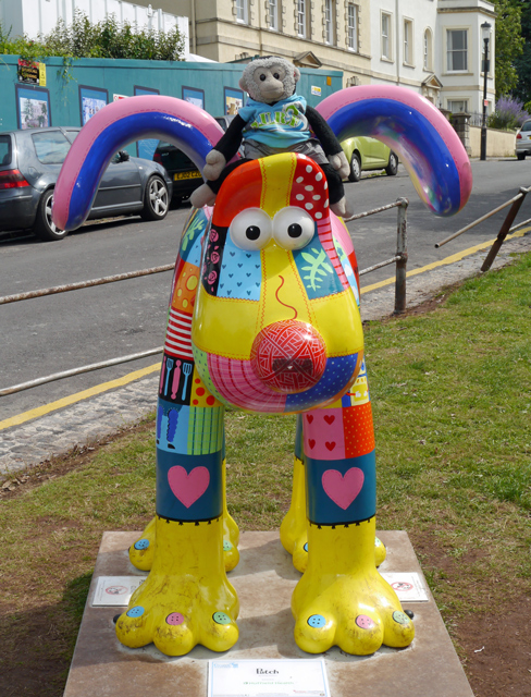 Mooch monkey at Gromit Unleashed in Bristol 2013 - 47 Patch