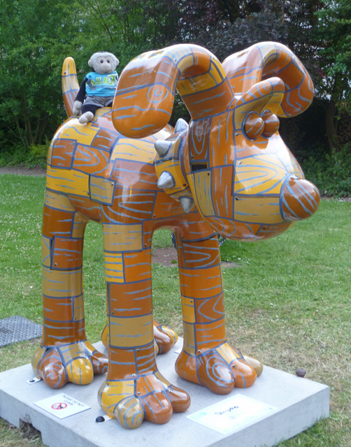 Mooch monkey at Gromit Unleashed in Bristol 2013 - 48 Sheepdog