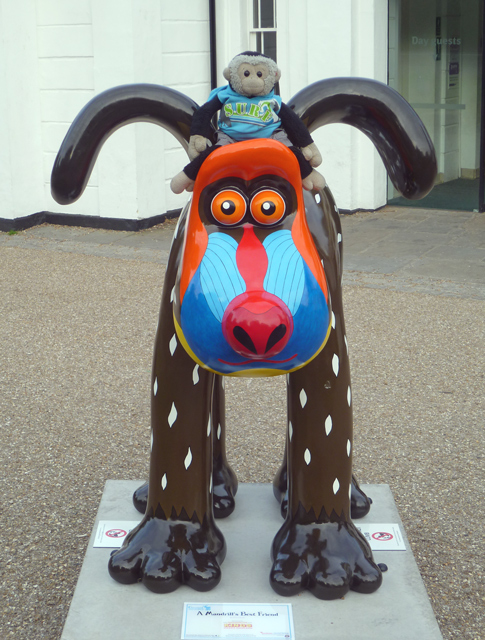 Mooch monkey at Gromit Unleashed in Bristol 2013 - 51 A Mandrill's Best Friend