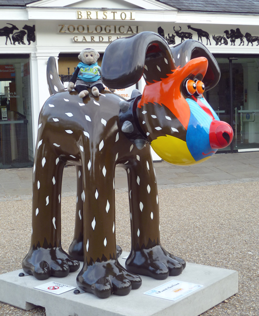 Mooch monkey at Gromit Unleashed in Bristol 2013 - 51 A Mandrill's Best Friend