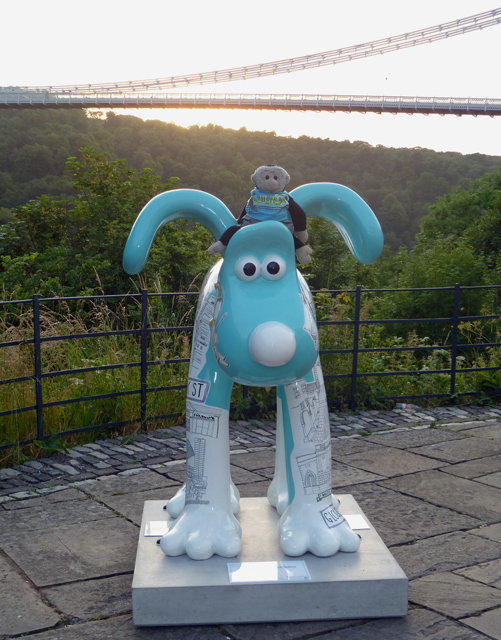 Mooch monkey at Gromit Unleashed in Bristol 2013 - 53 Ship Shape & Bristol Fashion