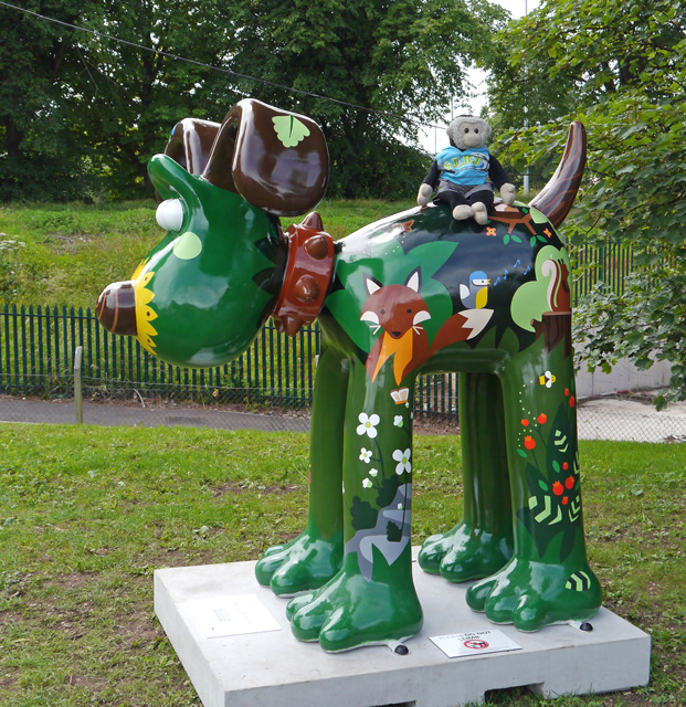 Mooch monkey at Gromit Unleashed in Bristol 2013 - 56 Creature Comforts