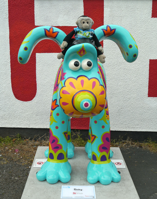 Mooch monkey at Gromit Unleashed in Bristol 2013 - 57 Paisley