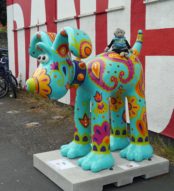 Mooch monkey at Gromit Unleashed in Bristol 2013 - 57 Paisley