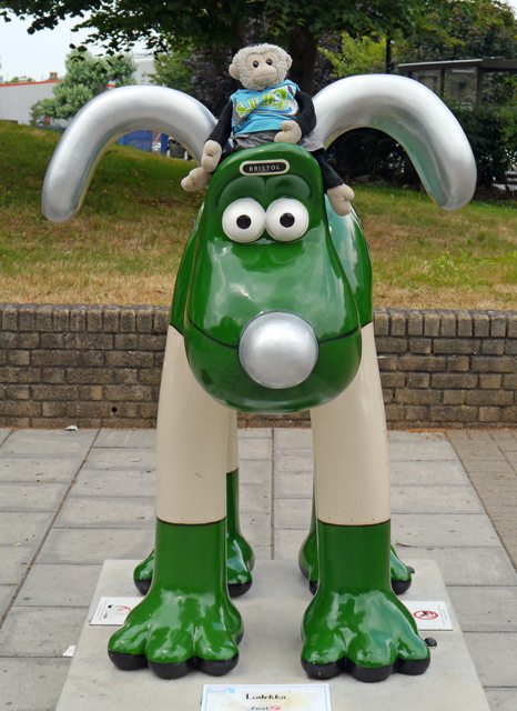 Mooch monkey at Gromit Unleashed in Bristol 2013 - 60 Lodekka