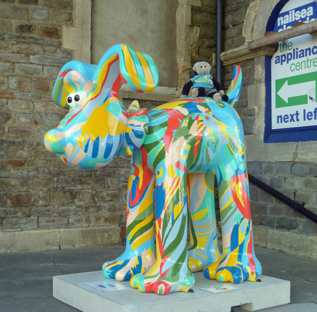 Mooch monkey at Gromit Unleashed in Bristol 2013 - 62 Feathers