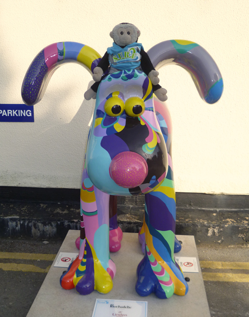 Mooch monkey at Gromit Unleashed in Bristol 2013 - 63 Poochadelic