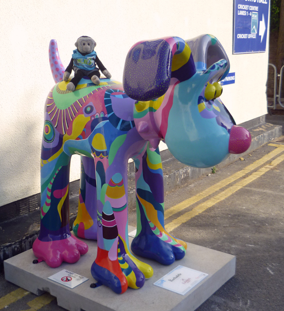 Mooch monkey at Gromit Unleashed in Bristol 2013 - 63 Poochadelic