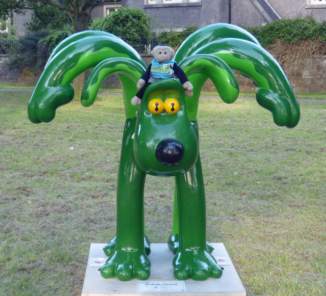 Mooch monkey at Gromit Unleashed in Bristol 2013 - 67 It's Kraken, Gromit!