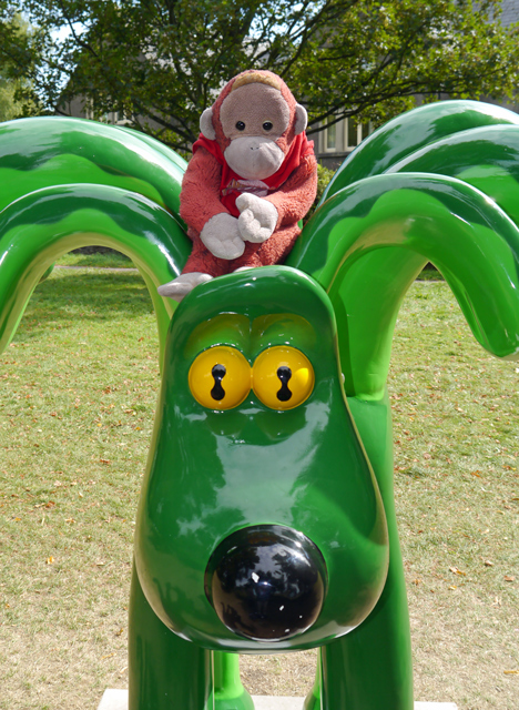 Mooch monkey at Gromit Unleashed in Bristol 2013 - 67 It's Kraken, Gromit!