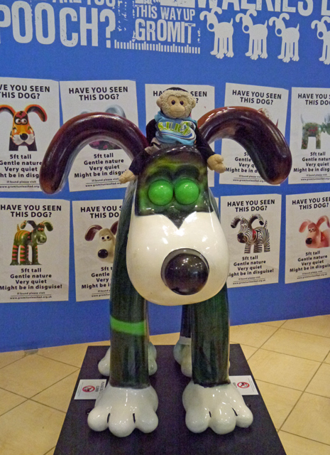 Mooch monkey at Gromit Unleashed in Bristol 2013 - 71 The Green Gromit