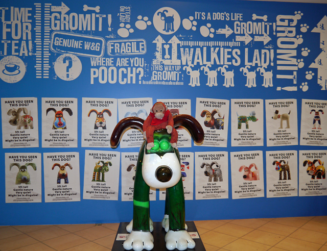 Mooch monkey at Gromit Unleashed in Bristol 2013 - 71 The Green Gromit