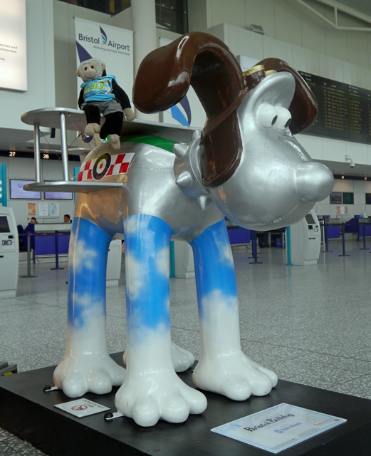 Mooch monkey at Gromit Unleashed in Bristol 2013 - 77 Bristol Bulldog