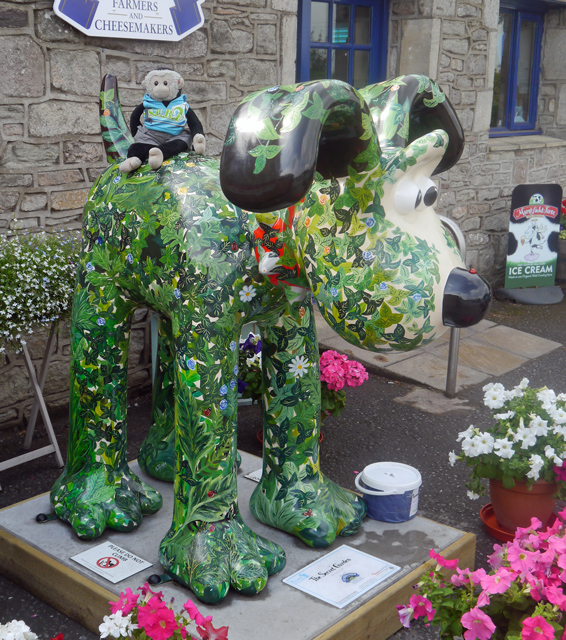 Mooch monkey at Gromit Unleashed in Bristol 2013 - 78 The Secret Garden