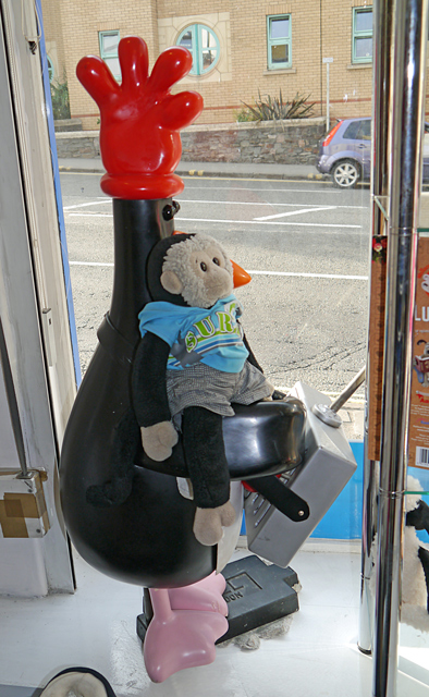 Mooch monkey at Gromit Unleashed in Bristol 2013 - Feathers McGraw