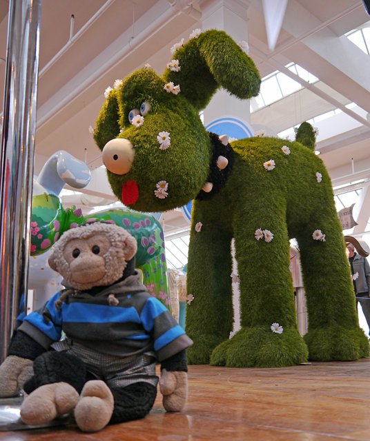 Mooch monkey at Gromit Unleashed in Bristol 2013