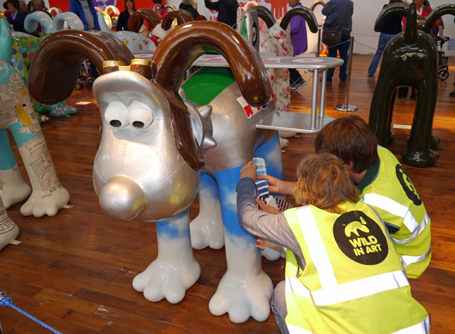Mooch monkey at Gromit Unleashed in Bristol 2013 - Wild in Art