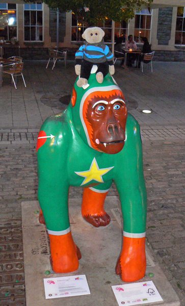 Mooch monkey at Wow Gorillas in Bristol 2011 - 5 Sky Gorilla