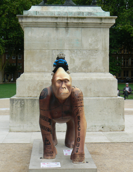 Mooch monkey at Wow Gorillas in Bristol 2011 - 15 Going Gone Gorilla