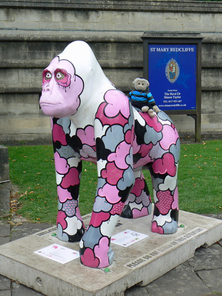 Mooch monkey at Wow Gorillas in Bristol 2011 - 34 Little Fluffy Clouds