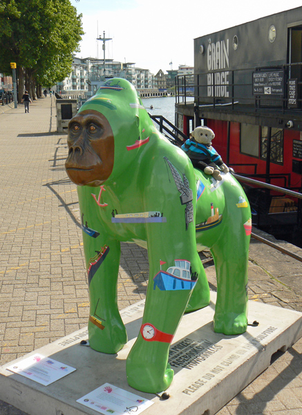 Mooch monkey at Wow Gorillas in Bristol 2011 - 35 Gorilla Shape, Bristol Fashion