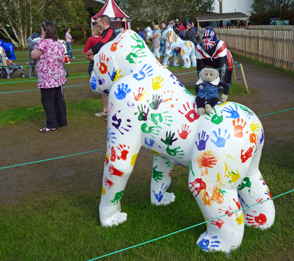 Mooch monkey at Wow Gorillas in Bristol 2011 - 50 Reaching Out