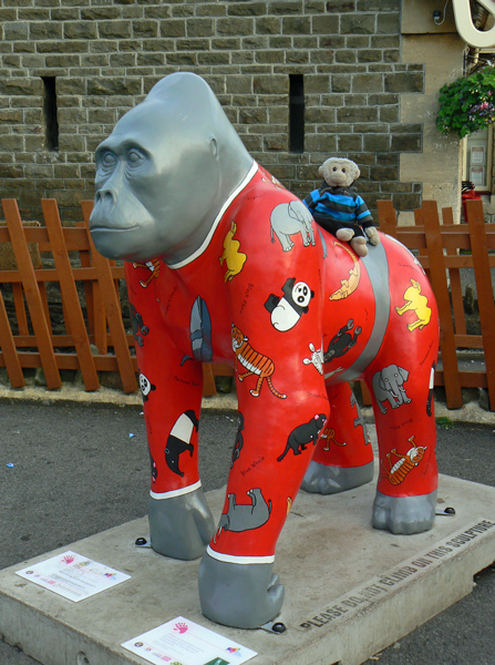 Mooch monkey at !Wow Gorillas in Bristol 2011