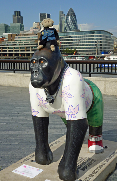 Mooch monkey at Wow Gorillas in Bristol 2011 - 60 Guerilla Tourist (in London)