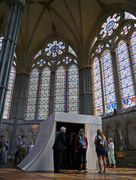 Magna Carta tent in Salisbury Cathedral - Salisbury Barons Charter 2015