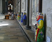 Baby Barons in Salisbury Cathedral - Salisbury Barons Charter 2015