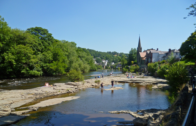 Mooch monkey at Llangollen - River Dee