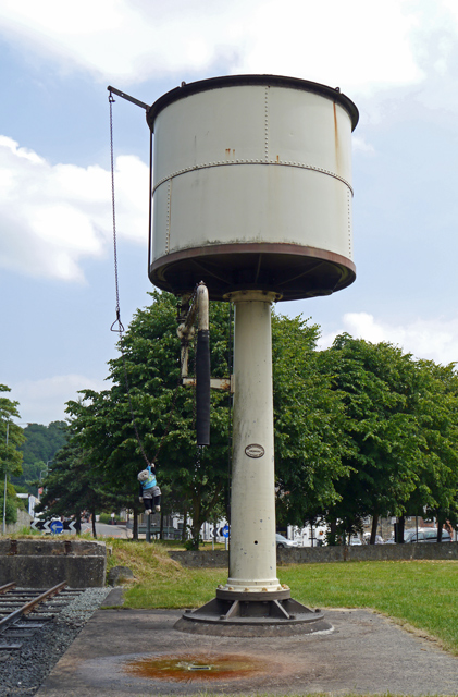 Mooch monkey at the Welshpool & Llanfair Light Railway - water tower