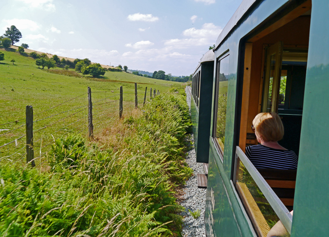 Mooch monkey at the Welshpool & Llanfair Light Railway - Welsh countryside