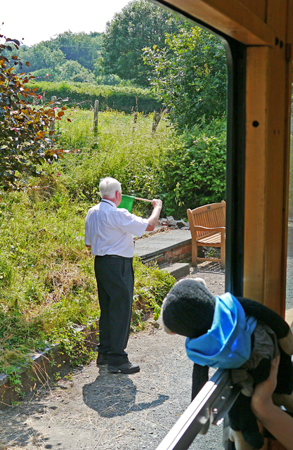 Mooch monkey at the Welshpool & Llanfair Light Railway - Welsh countryside