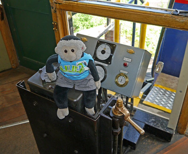 Mooch monkey at Bridgnorth - Cliff Railway