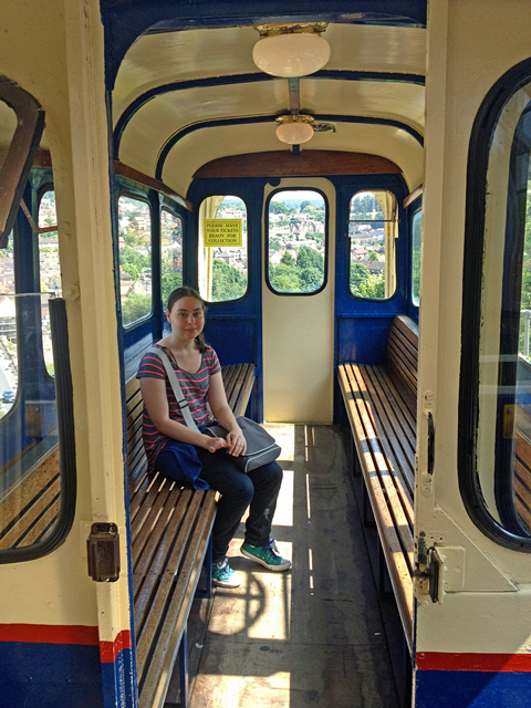 Mooch monkey at Bridgnorth - Cliff Railway