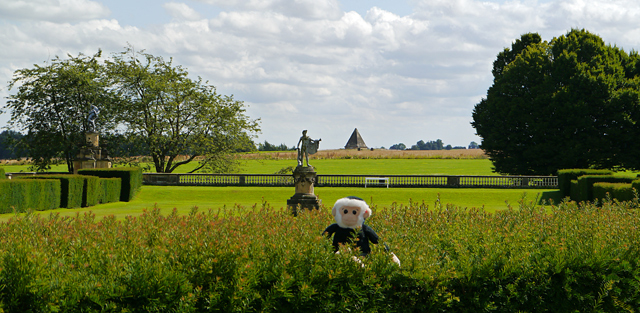 Minty Mooch monkey at Castle Howard - Pyramid