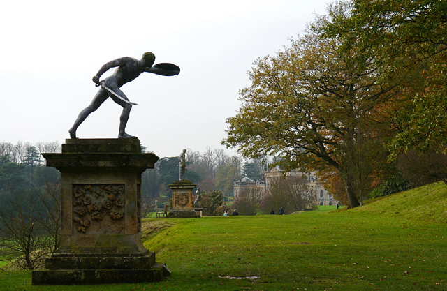 Mina Mooch monkey at Castle Howard - statue