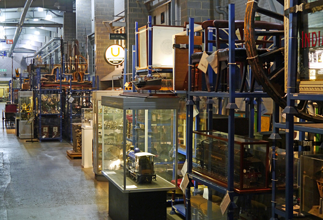 Mooch monkey in the warehouse at the National Railway Museum in York