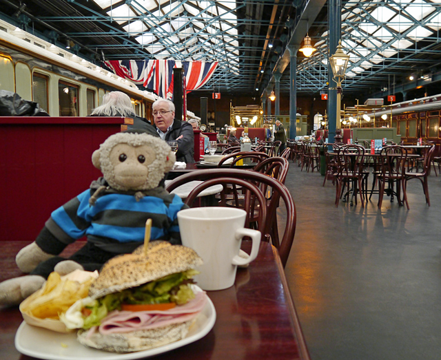 Mooch monkey at the National Railway Museum in York