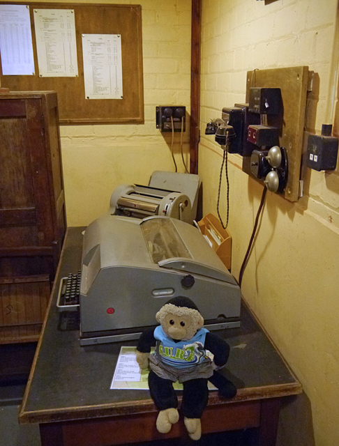 Mooch monkey at Yorkshire Air Museum, Elvington - control tower