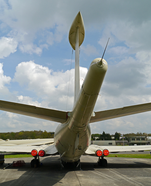 Mooch monkey at Yorkshire Air Museum, Elvington - Nimrod tail